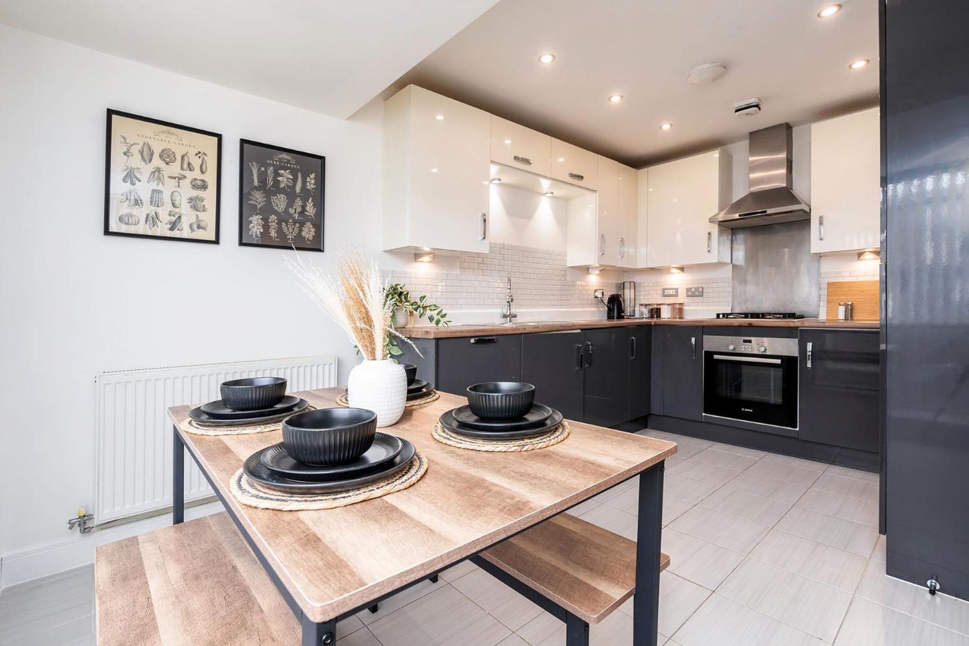 6 Guests - 3 Bedrooms - Free Wi-Fi - แมนเชสเตอร์ ภายนอก รูปภาพ