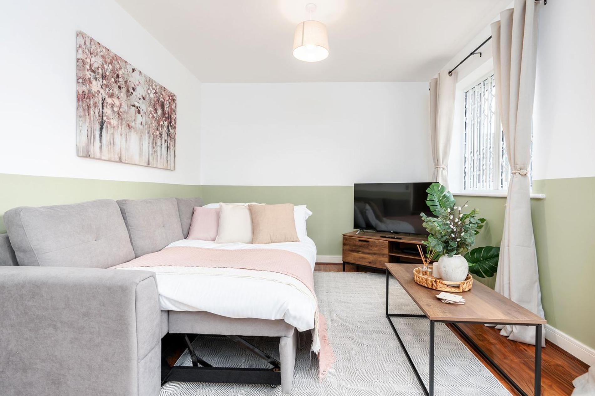 6 Guests - 3 Bedrooms - Free Wi-Fi - แมนเชสเตอร์ ภายนอก รูปภาพ